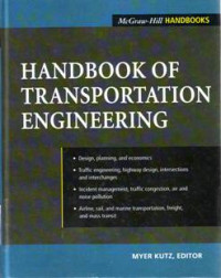 HANDBOOK OF TRANSPORTATION ENGINEERING