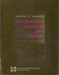 FOUNDATION ANALYSIS AND DESIGN