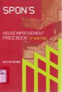 SPON'S HOUSE IMPROVEMENT PRICE BOOK