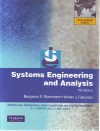 SYSTEMS ENGINEERING AND ANALYSIS