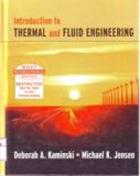 INTRODUCTION TO THERMAL AND FLUID ENGINEERING