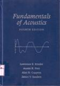 FUNDAMENTALS OF ACOUSTICS