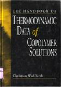 THERMODYNAMIC DATA OF COPOLYMER SOLUTIONS