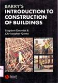 BARRY'S INTRODUCTION TO CONSTRUCTION OF BUILDINGS