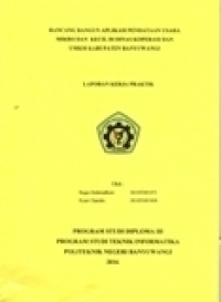 LAPORAN KERJA PRAKTIK PT.RAHAJASA MEDIA INTERNET (RADNET) SURABAYA