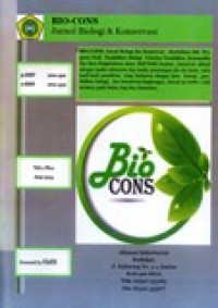 BIO-CONS JURNAL BIOLOGI DAN KONSERVASI