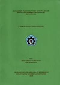 ANALISIS PENGENDALIAN KUALITAS PRODUK BERAS CAP KIJANG (STUDI KASUS UD.SRI UTAMI)