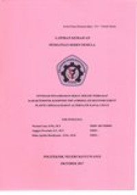 USULAN PENELITIAN DOSEN PEMULA OPTIMASI KEKASARAN PERMUKAAN DAN LAJU PENGERJAAN BAHAN MENGGUNAKAN WEIGHTED PRINCIPAL COMPONENT ANALYSIS (WPCA) DAN METODE TAGUCHI PADA PROSES FREIS MATERIAL ST 60 DENGAN PENDINGINAN MINIMUM QUANTITY LUBRICATION (MQL)