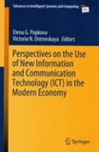 Perspectives on the Use of New Information and Communication Technology  ICT ) in The Modern Economy