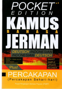 POCKET EDITION KAMUS BAHASA JERMAN