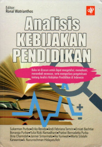 ANALISIS KEBIJAKAN PENDIDIKAN