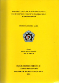 Image of RANCANG BANGUN APLIKASI PEMESANAN JASA DESAINER ONLINE 
