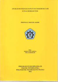 APLIKASI DETEKSI KEASAMAN DAN KEKERUHAN AIR SUNGAI BERBASIS WEB