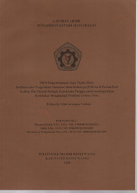 PKM Pengembangan Toga Theme Park: Budidaya Dan Pengolahan Tanaman Obat Keluarga (Toga) Di Perum Puri Gading Mas Permai Sebagai Ketahanan Pangan Untuk Meningkatkan Kesehatan Menghadapi Pandemi Corona Virus