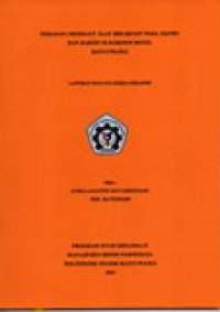 ANALISIS HYGIENENE DAN SANITASI PENGOLAHAN  IKAN BAKAR DIWISATA KULINER  BLIMBINGSARI BANYUWANGI  MELALUI PENDEKATAN HAZARD ANALYSIS AND CRITICAL CONTROL POINT (HACCP)