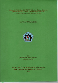 Image of ANALISIS PENINGKATAN MUTU SELADA ( lactuca sativa L)HIDROPONIK DI CV SATA CAHAYA NIAGA DIVISI CAHAYA HYDROFARM BANYUWANGI