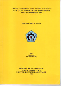 SISTEM INFORMASI PENGIRIMAN DAN REKAPDATA DI EKSPEDISI KERETA API LOGISTIK ROGOJAMPI BERBASIS WEB