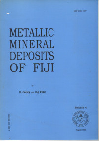 METALLIC MINERAL DEPOSITS OF FIJI