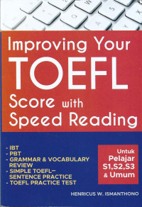 IMPROVING YOUR TOEFL SCORE WITH SPEED READING