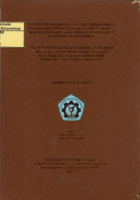 STRATEGI PENGEMBANGAN USAHA LIMBAH BIOGAS (BIO-SLURRY) KELOMPOK TERNAK 
