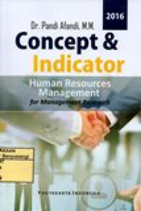 CONCEPT & INDICATOR HUMAN RESOURCES MANAGEMENT FOR MANAGEMENT RESEARCH