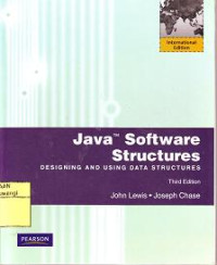 JAVA SOFTWARE STRUCTURES Designing And Using Data Structures