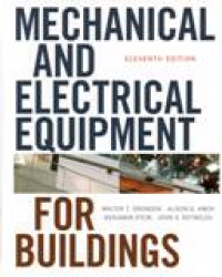 MECHANICAL AND ELECTRICAL EQUIPMENT FOR BUILDINGS