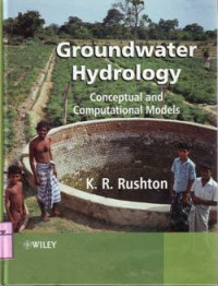 GROUNDWATER HYDROLOGY Conceptual and Computational Models