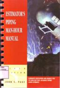 ESTIMATOR'S PIPING MAN-HOUR MANUAL