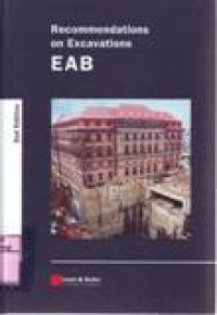 RECOMMENDATIONS ON EXCAVATIONS EAB