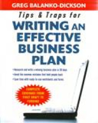 Tips and traps for writing an effective business plan