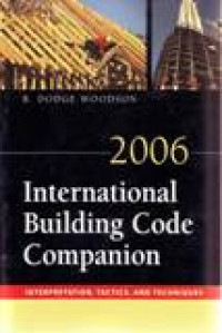 2006 INTERNATIONAL BUILDING CODE COMPANION