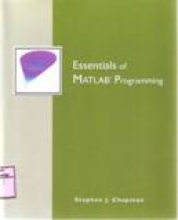 ESSENTIALS OF MATLAB PROGRAMMING