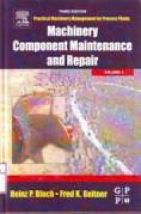 MACHINERY COMPONENT MAINTENANCE AND REPAIR