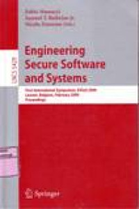 ENGINEERING SECURE SOFTWARE AND SYSTEMS