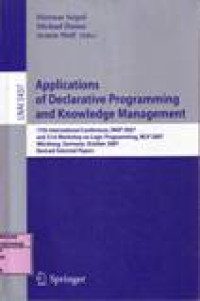 APPLICATIONS OF DECLARATIVE PROGRAMMING AND KNOWLEDGE MANAGEMENT