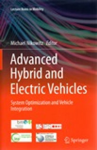 ADVANCED HYBRID AND ELECTRIC VEHICLES