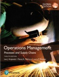 OPERATIONS MANAGEMENT : PROCESSES AND SUPPLY CHAINS