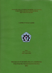 ANALISIS RANTAI NILAI (VALUE CHAIN) PRODUK KERIPIK TEMPE DENGAN FORTIFIKASI EKSTRAK DAUN KELOR