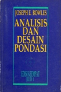 ANALISIS DAN DESAIN PONDASI JILID 1