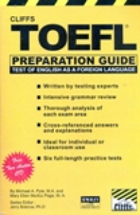 CLIFFS TOEFL PREPARATION GUIDE