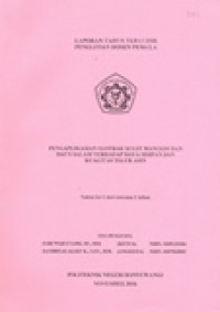 LAPORAN AKHIR PENELITIAN DOSEN PEMULA (OPTIMASI KEKASARAN PERMUKAAN DAN LAJU PENGERJAAN MATERIAL PADA PROSES FREIS TEGAK BAJA ST 42 DENGAN MENGGUNAKAN WEIGHTED PRINCIPAL COMPONENT ANALYSIS (WPCA) DAN METODE TAGUCHI)