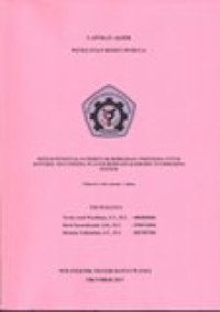 PEMODELAN DAN OPTIMASI PARAMETER PROSES PEMESINAN ECM (ELECTROCHEMICAL MACHINING) SKALA LABORATORIUM DENGAN METODE BPNN GA (BACK PROPAGATION ARTIFICIAL NEURAL NETWORK GENETIC ALGORITHM)