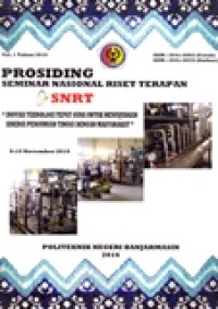 PROSIDING SEMINAR NASIONAL RISET TERAPAN 