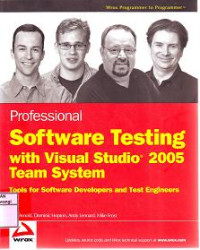 PROFESSIONAL SOFTWARE TESTING WITH VISUAL STUDIO 2005 TEAM SYSTEM