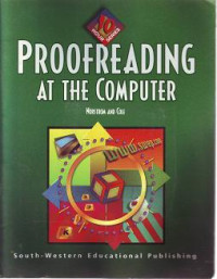 PROOFREADING AT THE COMPUTER