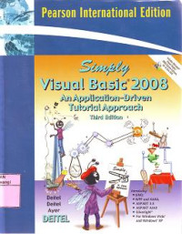 SIMPLY VISUAL BASIC 2008 An Application-Driven Tutorial Approach