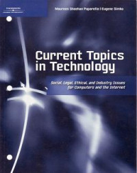 CURRENT TOPICS IN TECHNOLOGY