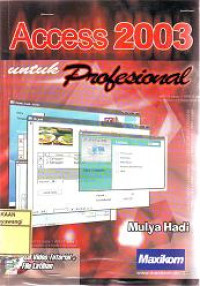 ACCESS 2003 UNTUK PROFESIONAL + CD