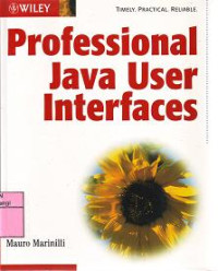 PROFESSIONAL JAVA USER INTERFACES